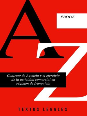 cover image of Contrato de Agencia y el ejercicio de la actividad comercial en régimen de franquicia